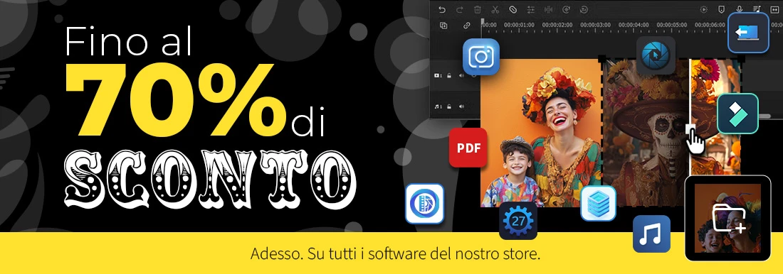 Fino al 70% di sconto sui prodotti partner